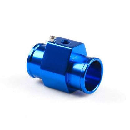 ya 10 9.16 baidi 40mm Blue Connector Pipe Sensor Water Temperature Thermometer Radiator Hose Adapter -