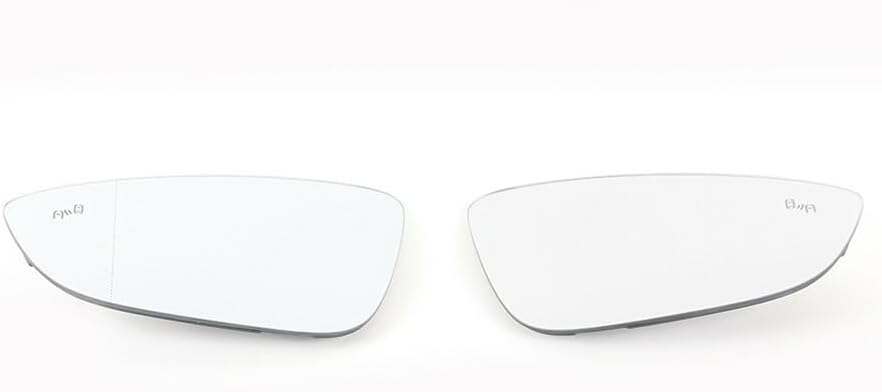 ya 11 9.14 baidiL&R Outside Rearview Mirror Glass Kit Fit for VW for Passat A3/US 2016-2021