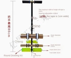 ya 28 10.13 baidi Parking Space Edging Machine Floor Marking Machine Demarcation Magic Weapon