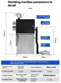 ya 28 10.13 baidi Aluminum Tube Copper Tube Shrinking and Crimping Machine Tube Expander