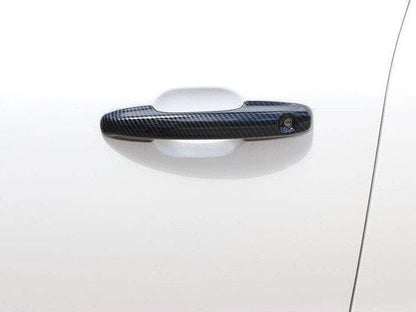 ya 5 8.10 for Ford Escape 20-2022 4PCS Carbon Fiber Exterior Side Door Handle Cover Trim