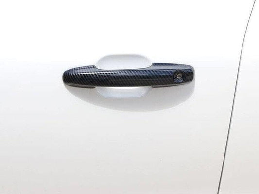 ya 5 8.10 for Ford Escape 20-2022 4PCS Carbon Fiber Exterior Side Door Handle Cover Trim