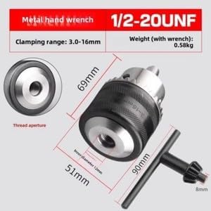 ya 14 9.20 zhengce Conversion Head Electric Conversion Hand Electric Drill Chuck Accessories-4