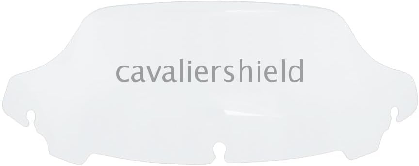 ya 23 10.7 baidi 7 Clear Wave Windshield Windscreen for Harley Touring Electra Glide 2014-up US