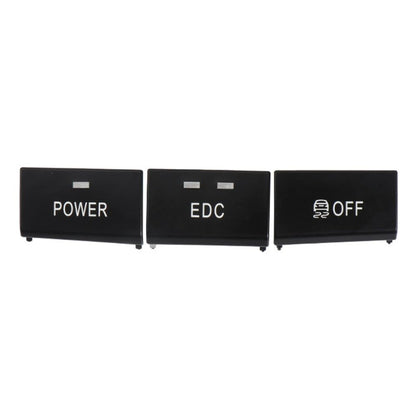 ya 23 10.7 baidi 3pcs Center Console Switch Button Cap for for BMW E90/E92/E93 for M3 61317841136