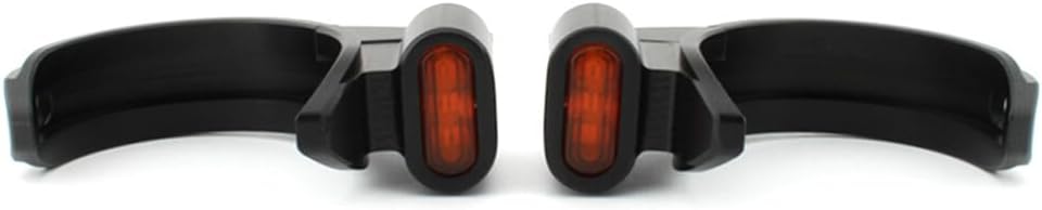 ya 11 9.14 zhengce LED Front Turn Signal Light fits For Harley 49-51mm Front Fork Shock Absorb