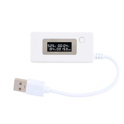 ya 16 10.20 baidi KCX-017 USB Ammeter with LCD Display, for Mini Voltage and Current Monitor Tester, 4-30V