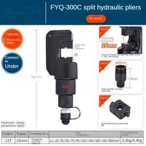 ya 28 10.13 baidi Portable Split Hydraulic Clamp CO-400 16-400mm2 Cable Lug Split Crimper-31