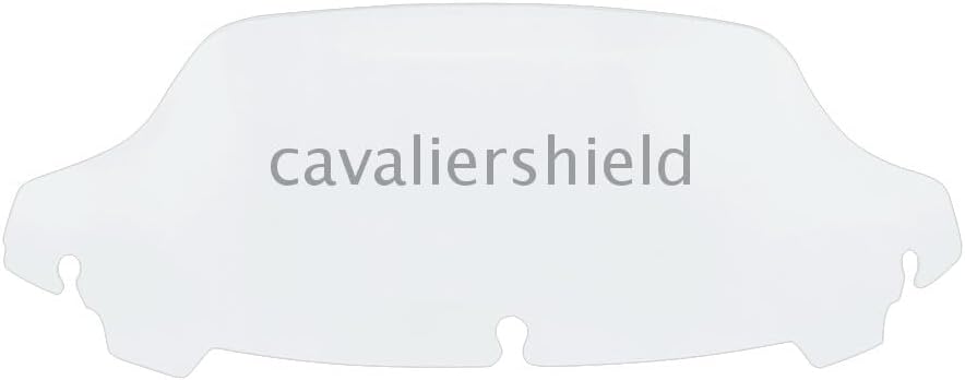 ya 23 10.7 baidi 7 Clear Wave Windshield Windscreen for Harley Touring Electra Glide 2014-up US