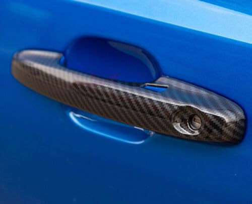 ya 6 8.14 for Ford Escape 2020-2022 Carbon Fiber Color ABS External Door Handle Cover Trim
