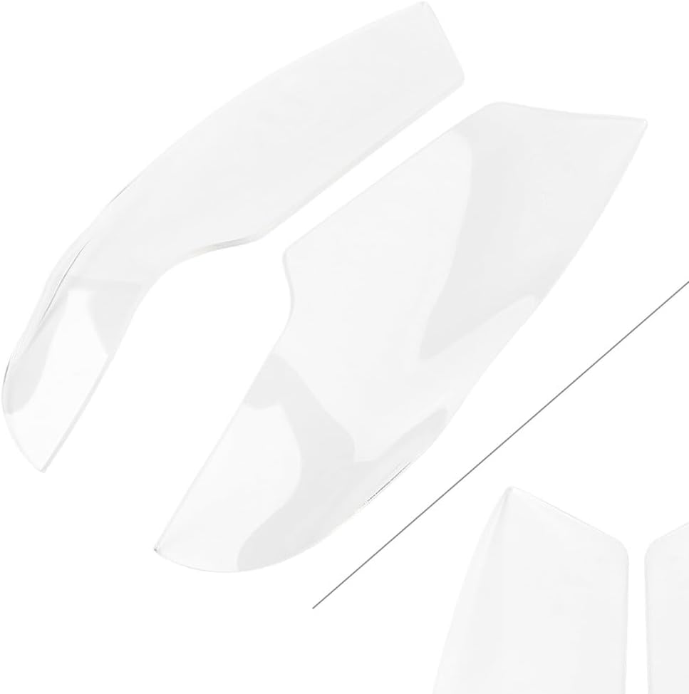 ya 6 8.14 Clear Front Headlight Guard Shield Screen Lens Cover for Yamaha R25 R3 2012-2017