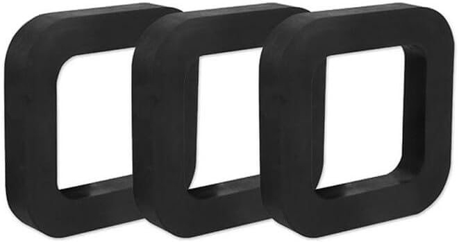 ya 5 8.24 baidi Pack 2 Inch Trailer Hitch Receiver Silencer Pad Fit for Adjustable Ball Mounts