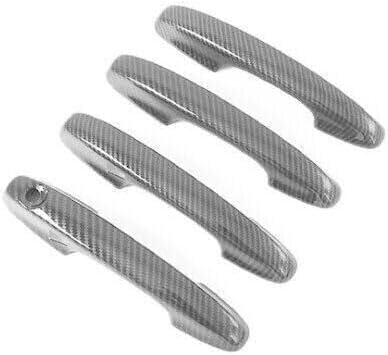 ya 5 8.10 for Ford Escape 20-2022 4PCS Carbon Fiber Exterior Side Door Handle Cover Trim