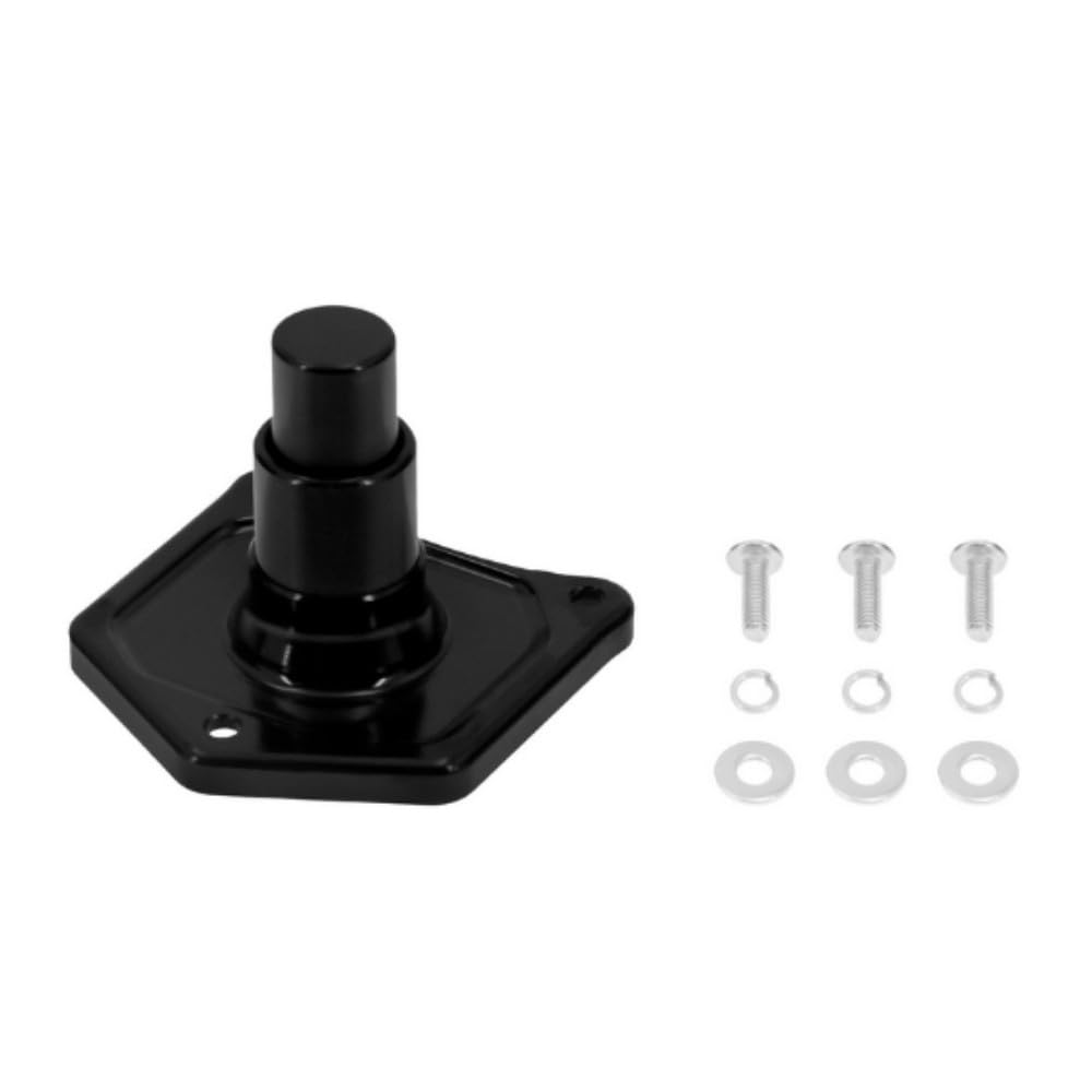 ya 13 9.15 baidi Mid Black Solenoid Protective Cover Button Beginner for Harley Dyna Big Twin 1991-2017 -