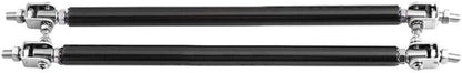 ya 4 8.8.2 20cm Adjustable Front Bumper Lip Splitter Strut Rod Tie Support Bar Black