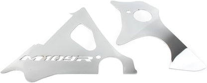 ya 7 8.24 baidi for Suzuki Boulevard M109R M1800R Chrome Engine Side Cover F for Ram e Fillers Keyhole
