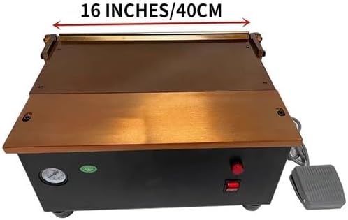 ya 14 9.20 zhengce Pneumatic Desktop Folding Machine Leather Album Wrapping Edge Folding Machi-2