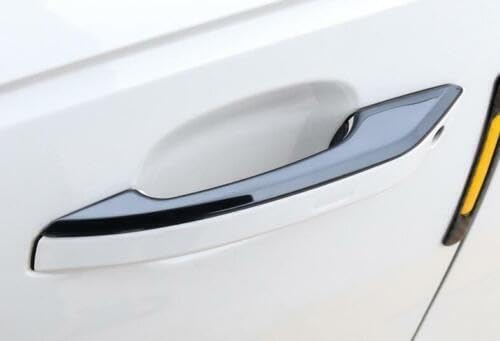 ya 2 8.15 Suitable for Audi Q5 2018-2021 Black Titanium Car Exterior Door Handle Cover Decoration 