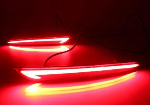 ya 10 9.16 zhengce for Ford Mondeo Fusion 13-2018 Brake Fog Light LED Rear Bumper Light Assemb