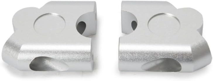 ya 4 8.8.2 Motorcycle Squeezing Handlebar Riser Clamp Adapter Pivoting for Handlebars