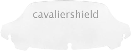 ya 23 10.7 baidi 7 Black/Smoke/Clear Wave Windshield Windscreen for Harley Touring FLHX 2014-up