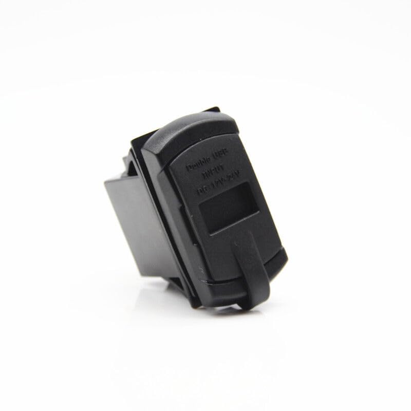 ya 4 8.8.2 12-24V LED Jack Style car SUV Ocean Ship Detection Voltmeter Dual USB Charger