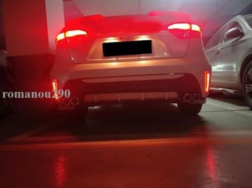 ya 4 8.14 for Toyota for Corolla 2020-2022 LED Rear Bumper Fog Light Brake/Turn Signal Light 