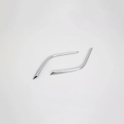 ya 4 8.14 Front Fog Lamp Light Eyebrow Cover Trim for Mitsubishi Outlander 2019-2021 2PCS
