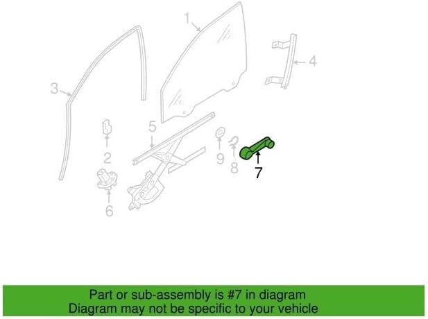 ya 4 8.24 baidi Front Or Rear Side Window Regulator Cranks Handle for Chevrolet Aveo for Pontiac G3