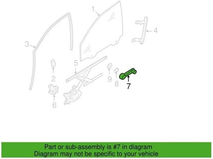 ya 4 8.24 baidi Front Or Rear Side Window Regulator Cranks Handle for Chevrolet Aveo for Pontiac G3