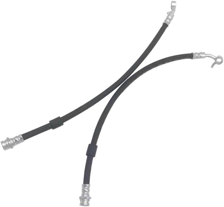 ya 10 9.16 baidi 2Pcs Rear Brake Hydraulic Hose Left+Right Black For Edge MKX 2011-2015