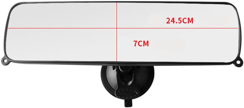ya 7 8.24 baidi 245mm Interior Rear View Suction Cup Mirror for Car Bus SUV Truck Windshield