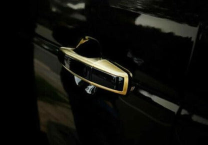 ya 10 9.16 baidi Black Golden External Door Handle Cover Trim 8Pcs for Range Rover L405 2013-2022