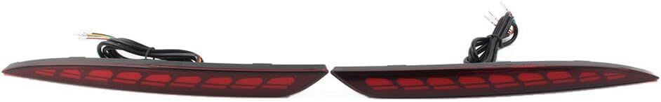 ya 10 9.16 zhengce for Tesla for Model 3 Dragon Scale Style Rear Bumper Fog Light Brake Lamp R