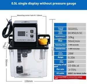 ya 14 9.20 zhengce Automatic Lubricating Oil Pump CNC Lathe Machine Tool Oiler Electric Oiling-3