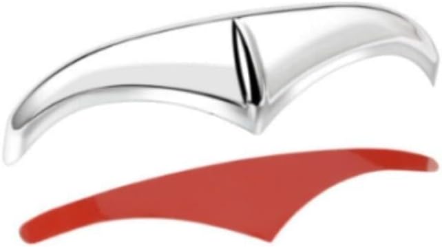 ya 4 8.10 Front Fender Accent Front Pointed Decorative Accent for Harley Touring Glide Chrome