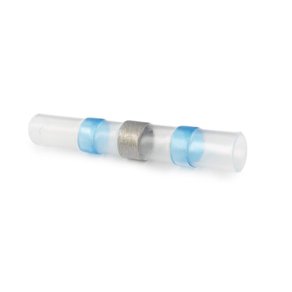 ya 16 10.20 baidi 50x Solder Sleeve Heat Shrink Butt Wire Splice Connectors Term l Waterproof