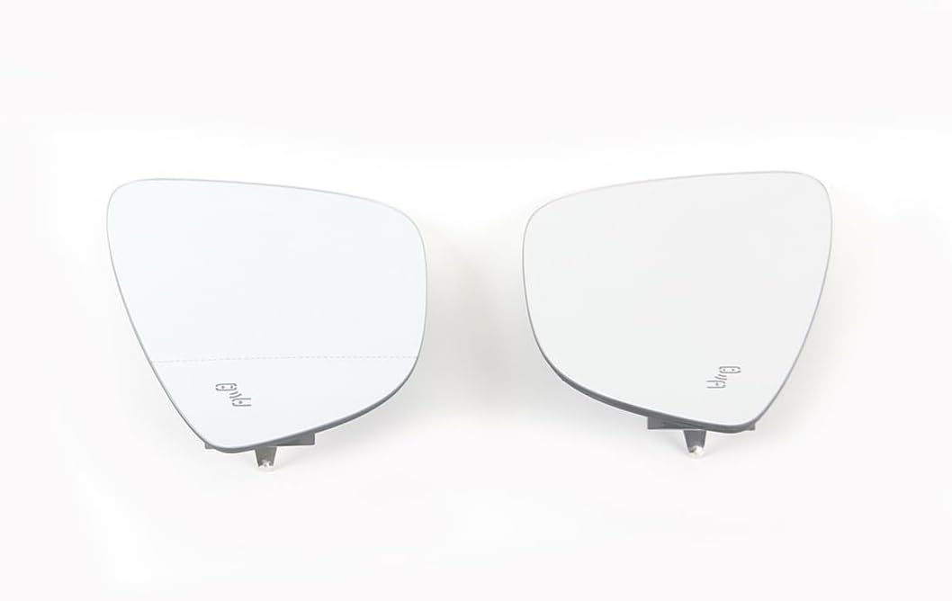 ya 11 9.14 baidiL&R Outside Rearview Mirror Glass Kit Fit for VW for Passat A3/US 2016-2021