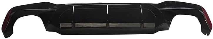 ya 2 8.15 for BMW G30 5 Series 2017-23 M Competition Style Gloss Blk Rear Bumper Diffuser