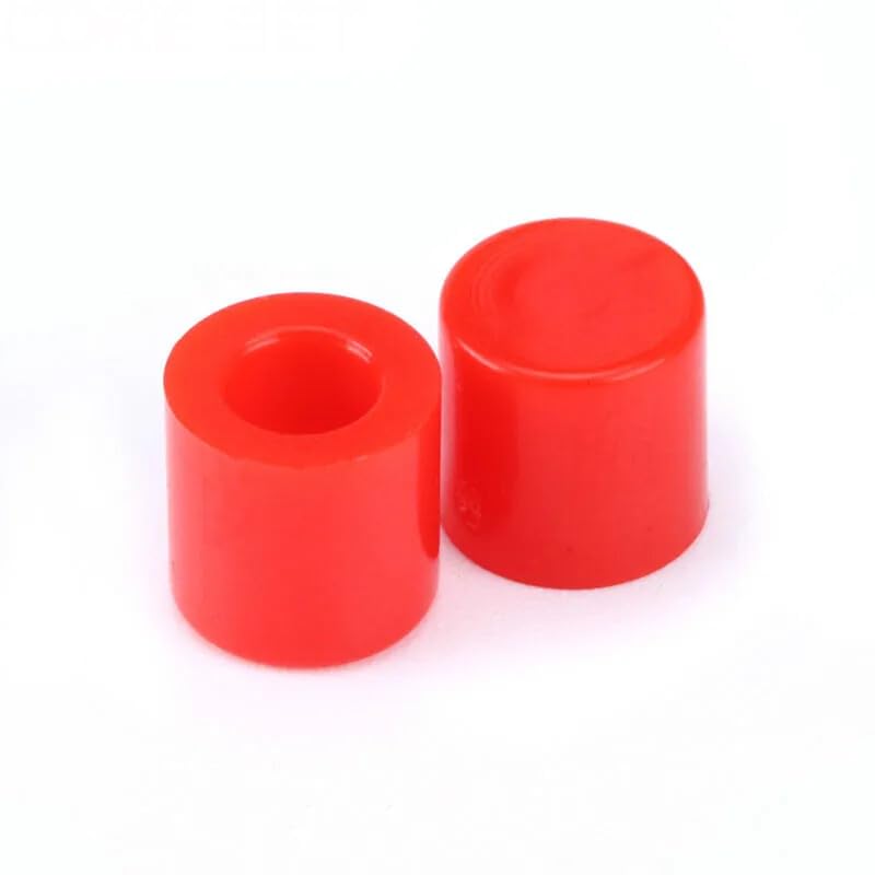 ya 16 10.20 baidi 70-Piece Pack of 7-Color Tactile Button Covers for 6x6mm switches, Arduino Compatible.