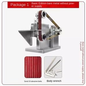 ya 28 10.13 baidi Belt Sander Small Sand Belt Sander Polishing Sanding Desktop Home Use Diy