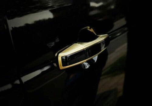 ya 10 9.16 baidi Black Golden External Door Handle Cover Trim 8Pcs for Range Rover L405 2013-2022