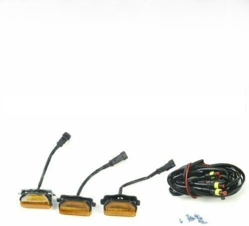 ya 14 9.20 zhengce Offroad Car LED Yellow Grille Lights Lamps Kit for Toyota TUNDRA 2020 2021-1