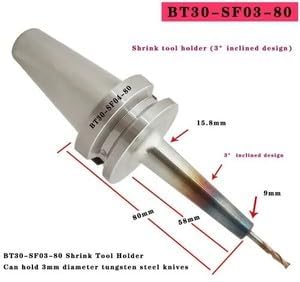 ya 28 10.13 baidi Machine Parts Heat Shrink Tool Holder Sintered BT30 BT40 SF 4 5 6 8 10 12MM Cnc-10