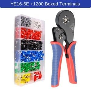 ya 28 10.13 baidi HSC8 6-4 Hexago l Serrated Self-Adjusting Ratchet Wire Termi l Crimper Kit-2