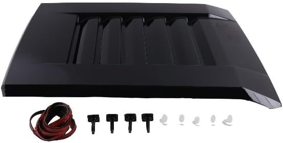 ya 4 8.14 Gloss Black Hood Scoop Hood Bulge 76181-AK900 for Toyota Tacoma 2024-2025