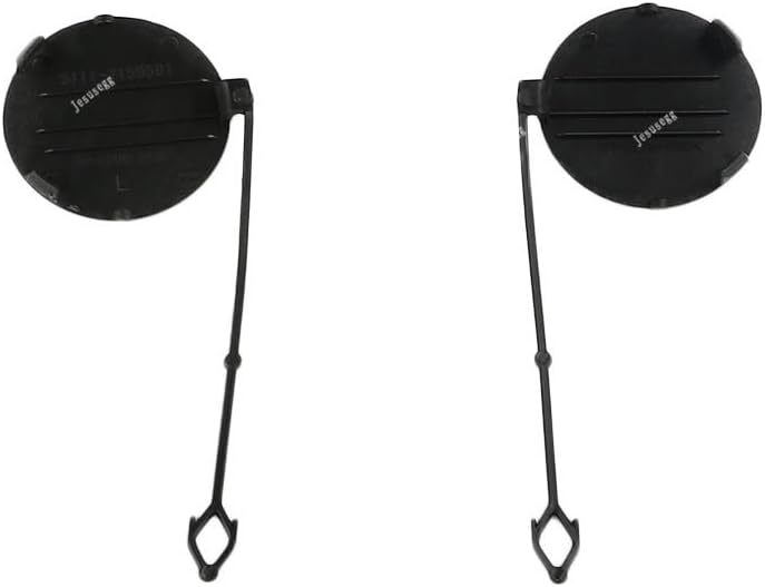 ya 27 10.13 baidi Pair Front Bumper Left+Right Tow Hook Eye Cover Caps for BMW for X5 E70 2007-2010