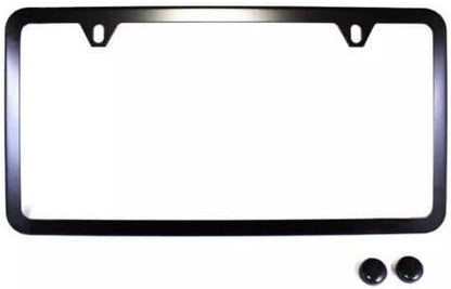 ya 9 10.24 1 Piece Car Flat License Plate Frame Cover Front Hood Rear Trunk Clear for