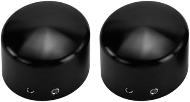 ya 23 10.7 baidi Black front axle cap nut cover for Harley Street, Glide Road, King Softail Dyna-