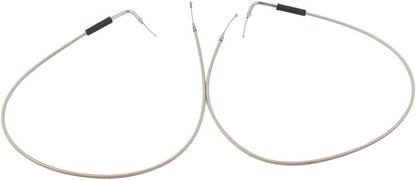 ya 4 8.8.2 2x Stainless Steel Throttle Cable for Harley Sportster XL1200 883 Dyna Road King